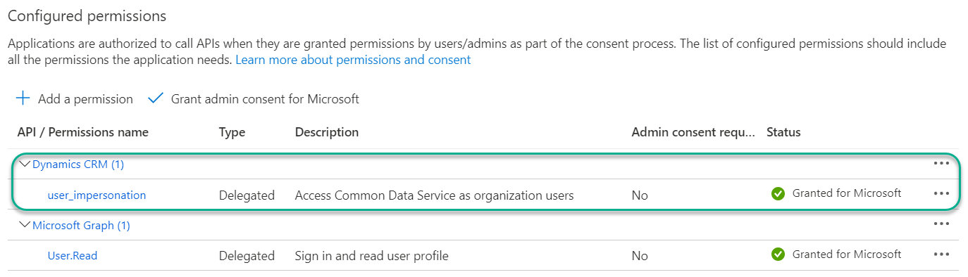 Register an App in Azure Active Directory for Dynamics 365 CE Online